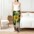 thumbnail image 5 of Uemuo Vintage Wooden Bucket Pattern Women's Wide Leg Palazzo Lounge Pants with Pockets Light Weight Loose Comfy Casual Pajama Pants-Small, 5 of 9