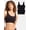 Black Hue/Black Hue, variant on Women's Seamless Racerback Longline Bra, 2-Pack, Sizes XS-4XL