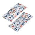 thumbnail image 6 of Uemuo Watercolor Nautical Printed Sports Headbands for Men Women,Moisture Wicking Workout Headband, Sweatband Headbands,Non-slip Workout Gym Yoga Headband, 6 of 9