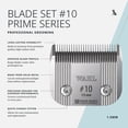 thumbnail image 2 of Clipper Blade Wahl Pro Animal #10 de acero con alto contenido de carbono de 1,5 mm, 2 of 7