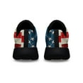 thumbnail image 4 of Eagle Patriotic Wreath American flag God Bless America Shoes Sneakers Black Size 9.5, 4 of 7