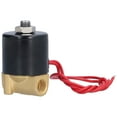 thumbnail image 4 of Válvula solenoide Válvula solenoide eléctrica de 2 vías de acción directa 0‑1.0MPa Arranque sin presión Conexión de 1/4 pulg. CC 12 V, 4 of 14