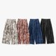 thumbnail image 4 of Ceisia Men Solid Color Multi Pocket Linen Workwear Pants Loose Wide Gift Leg Casual Trousers, 4 of 8