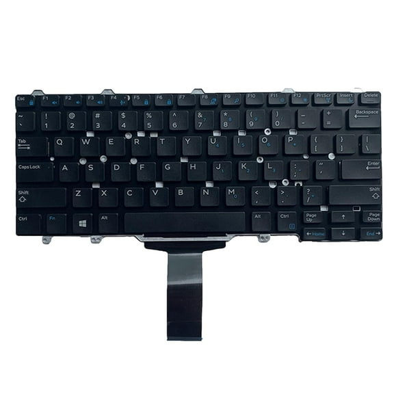 Laptop Keyboard US Notebook Keyboard Latitude E3340 E5450 E5470 E7450 E7470 0VW6J9 SN7230 Black