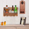 thumbnail image 5 of Abrebotellas de madera montado en la pared YONGSHENG con captador de tapas, regalos para hombres, cerveza, 5 of 5