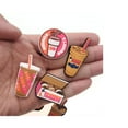 thumbnail image 3 of Food Coffee Shoe Charm Decoration Buckle Bracelets Pins Party Favors Gifts ,11pcs, 3 of 4