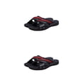 thumbnail image 1 of Qarigey Zapatillas de verano para hombre, zapatos de playa con correa de cuero, zapatos de agua para exteriores, transpirables, deportivas, Negro cuarenta 2piezas, 1 of 6