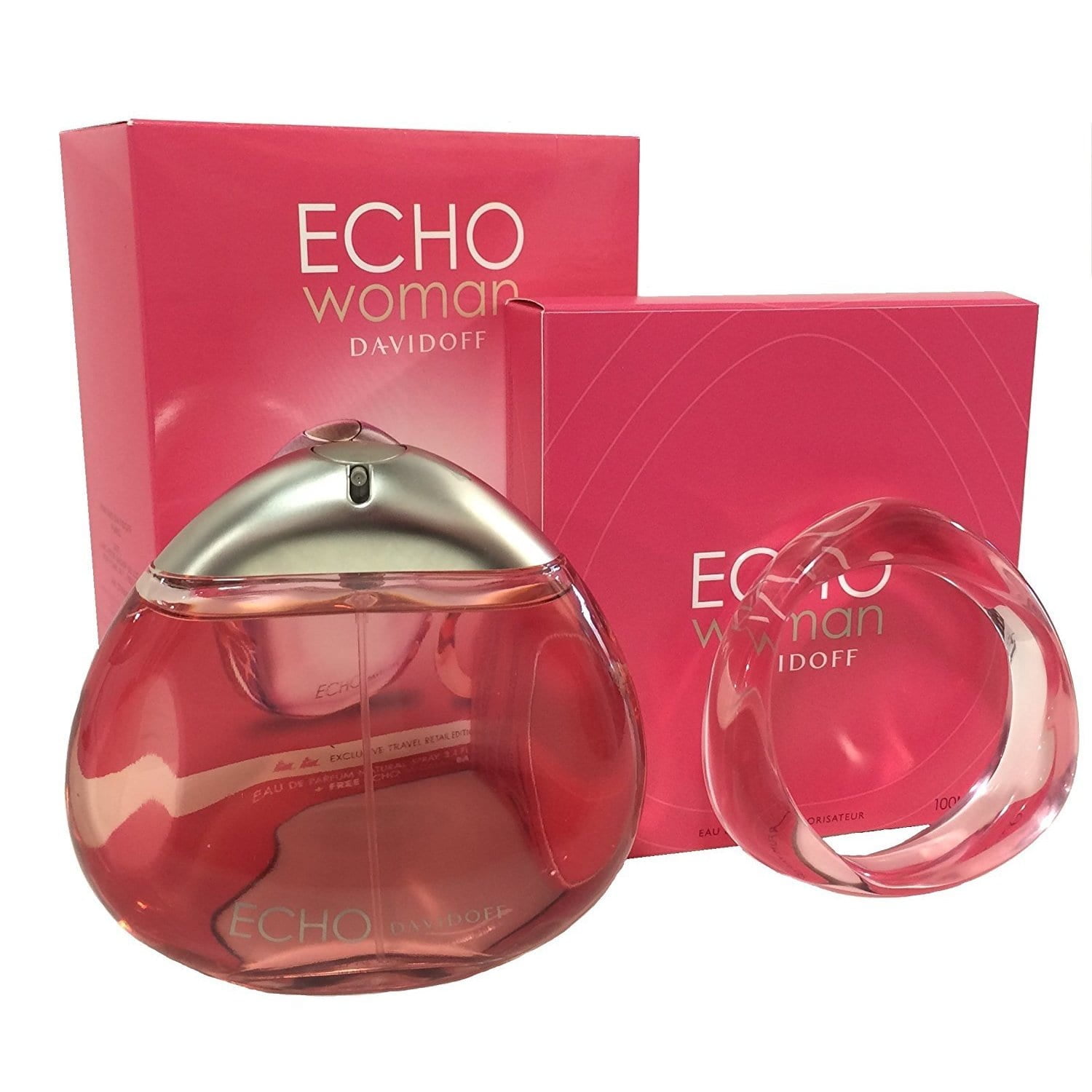 Echo Woman by Zino Davidoff for Women - 2 Pc Travel Set 3.4