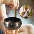 thumbnail image 3 of Toystoory Chanting Home Yoga Bowl Mindfulness Calming Portable Holistic Easy Play con cojín Stick Tibetan Singing Bowl Set Almacenamiento y organización del hogar Toystoory HA023776-00, 3 of 6