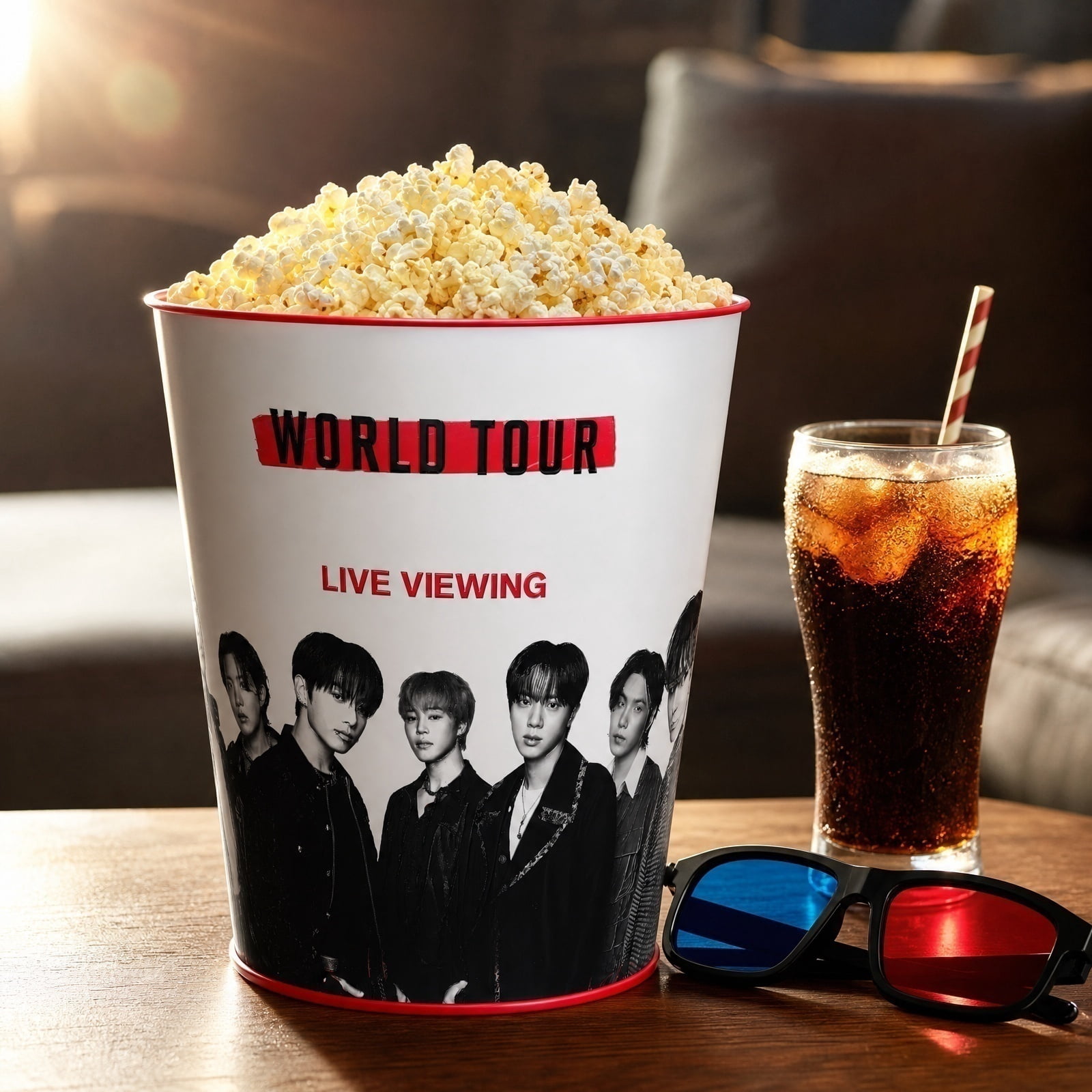 World Tour Arirang 130oz Popcorn Bucket, Large Collectible Movie