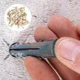 thumbnail image 4 of 50pcs Autocelera de perforación de ancho de ancho con tornillos Tornillo de tapping de anclaje de pared hueca, 4 of 6