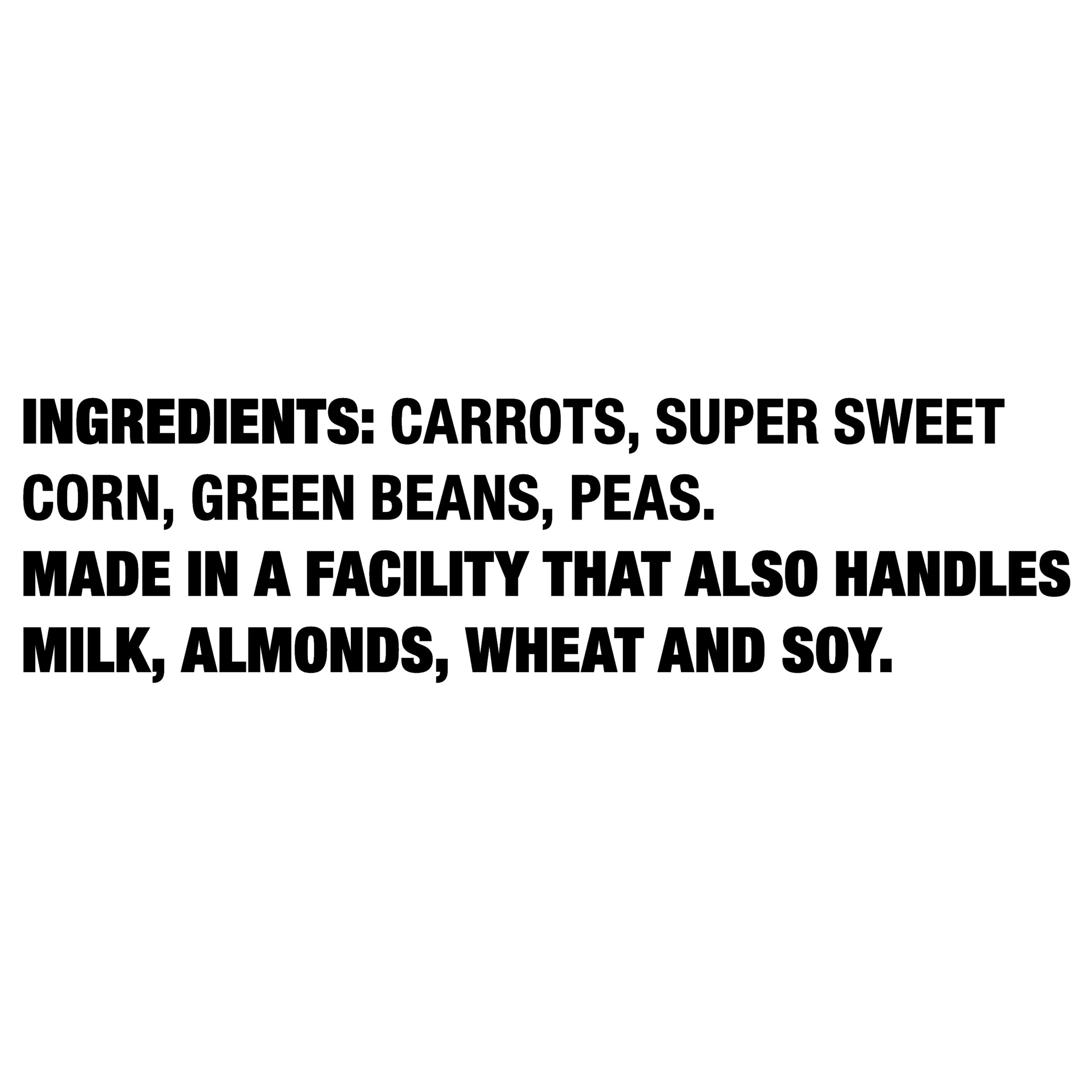 Great Value Mixed Vegetables, 12 oz Steamable Bag (Frozen)