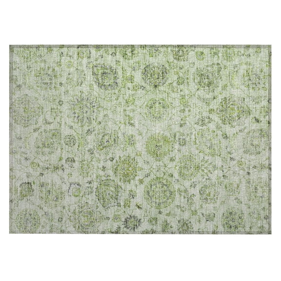 Dalyn Rugs Machine Washable Indoor/Outdoor Chantille Aloe 1'8" x 2'6" Rug