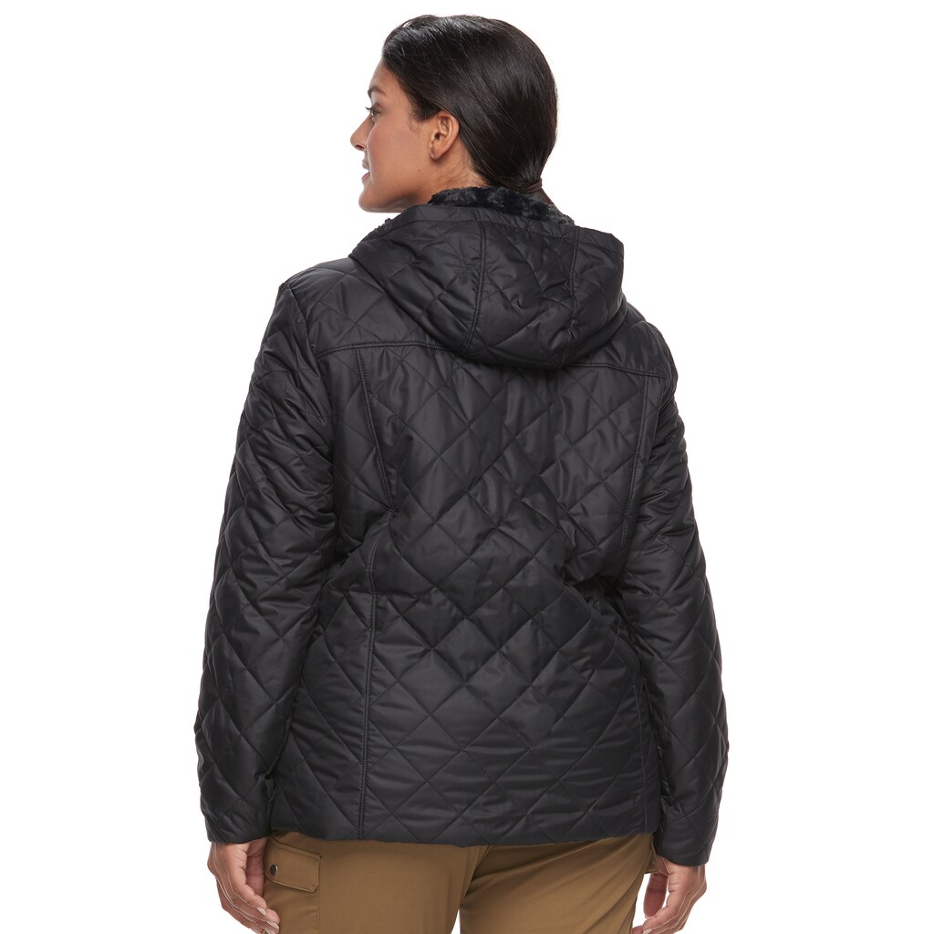 Plus Size Columbia Copper Crest Hooded Quilted Jacket Dusty Iris - image 3 of 3