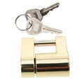 thumbnail image 4 of NICEXMAS Insertable Hitch Coupling Lock Solid Brass Yellow 1Pack Theft Protection, 4 of 8