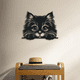 thumbnail image 2 of Cuadro Decorativo de Metal con Diseño gatito Extra grande, 2 of 4
