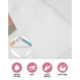thumbnail image 5 of Turquoise Coastal Beach Kitchen Dish Towels for Drying Dishes Set of 4, Modern Ombre Sea Waves Art Waffle Weave Microfiber Terry Hand Tea Bathroom Towels Quick Dry & Absorbent Towel 15.7x23.6, 5 of 7