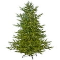 thumbnail image 2 of Northlight Real Touch™️ Pre-Lit Full Oregon Noble Fir Artificial Christmas Tree - 6.5' - Warm White, 2 of 9