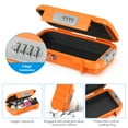 thumbnail image 4 of Safe Box, AMIR Security Case for Money Waterproof Anti-Theft Mini Safe Box for Cash Jewelry Travel Business Trip Home Orange, 4 of 11