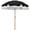 Noble Black, variant on Boho Fringe Umbrella Outdoor Patio, 6.5ft UPF50+ Picnic Umbrella with Tassels with Steel Pole and Push Button Tilt, Navy Stripe