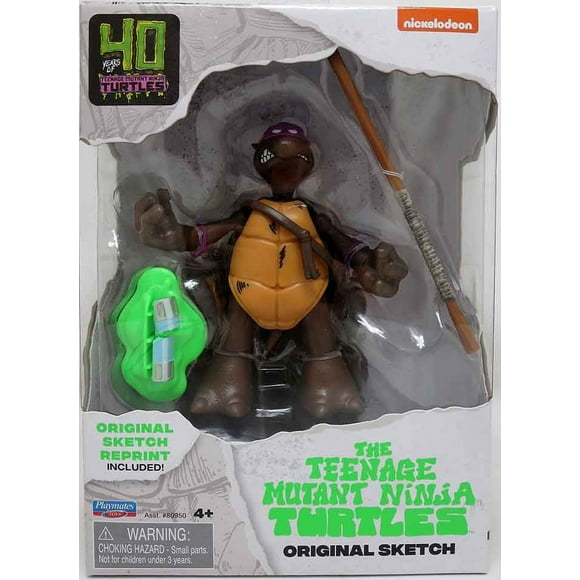Teenage Mutant Ninja Turtles 5 Inch Action Figure Original Sketch - Donatello