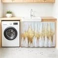 Abstract Gold Cabinet Curtains 28