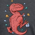 thumbnail image 3 of CafePress - Trex Indoor Rock Climbing T Shirt - Womens Tri-blend T-Shirt, 3 of 4