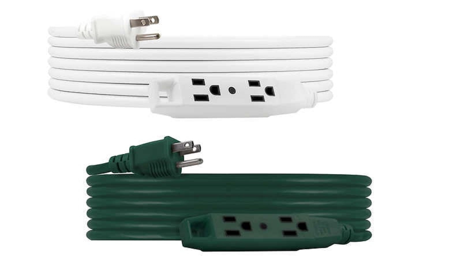 Jasco UltraPro 3outlet Indoor & Outdoor Extension Cord, 25foot long