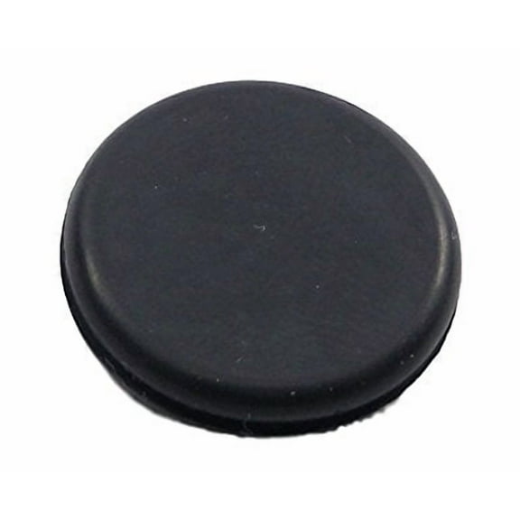 Fits 3/4" Hole - 1" Diameter - 1/4" Height - 1/16" Panel Thickness - Push-in Panel Plug Grommet Without a Hole Rubber Plug (3)