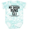 thumbnail image 3 of Inktastic My Daddy Runs Half Marathon Boys or Girls Baby Bodysuit, 3 of 5