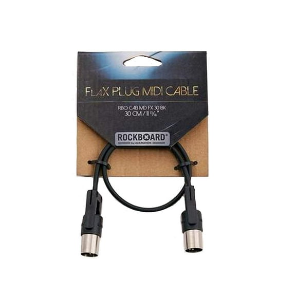 RockBoard Flax Plug MIDI Cable | 30cm/ 11 13/16"