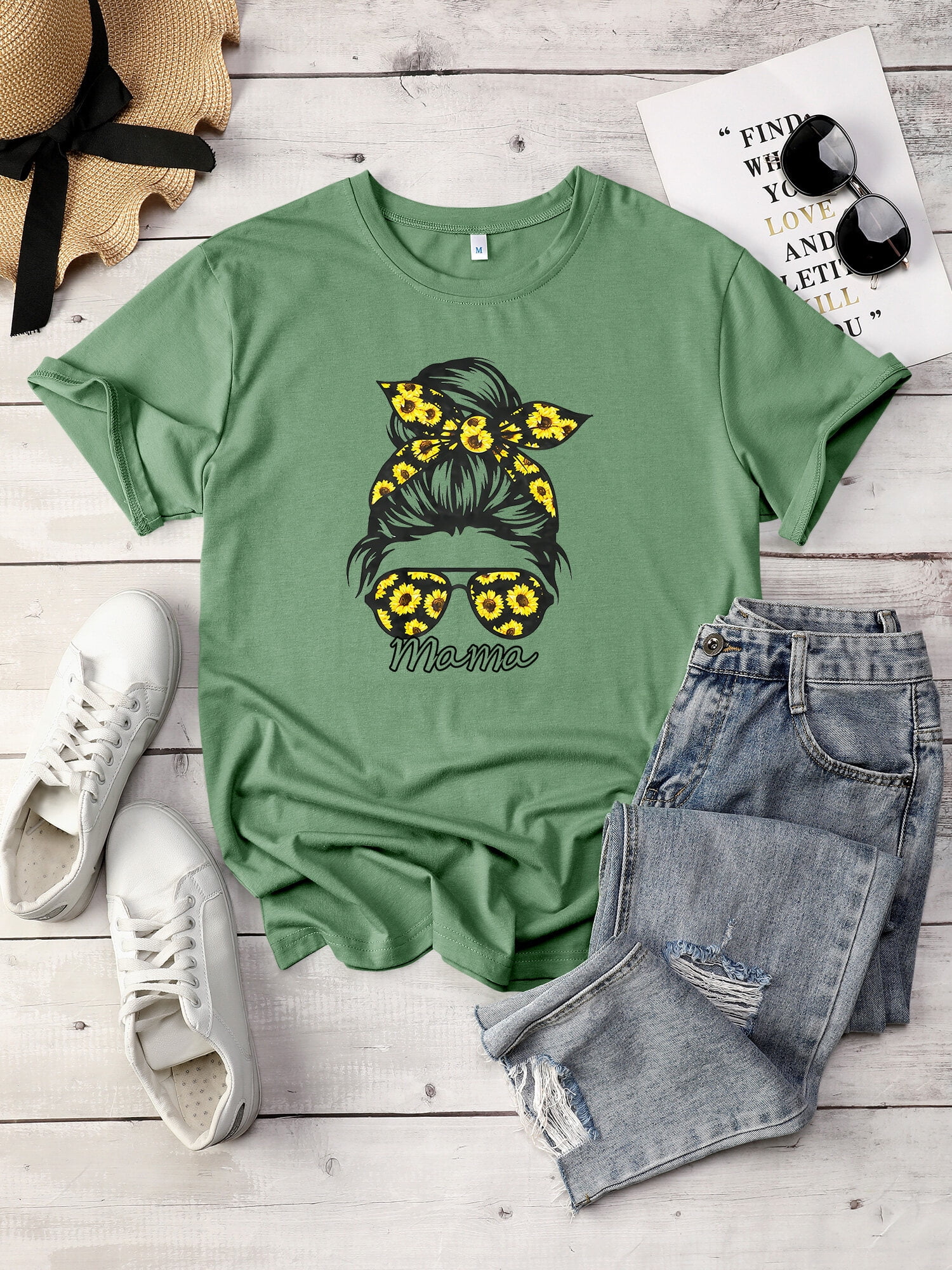 ZXSXSY Women's Mother's Day Graphic Tee Short Sleeve T Shirt