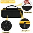 thumbnail image 4 of czcpp-Case Compatible with Fanttik X8 for APEX Tire Inflator Portable Air Compressor 2X Faster Inflation. Storage Holder for UABRLA/for iDOO/for Neakhmer/for UABRLA Air Pump (Box Only) - Yellow Zippe, 4 of 4