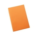 thumbnail image 2 of ROLKFUK A5 Hardcover Orange Notebook - Faux Leather Solid Color, Thick Paper, Business Office & Stu-dent Homework Journal, 8.5x5.7 inches, 2 of 6