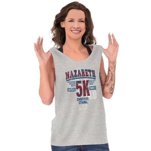 Nazareth Jesus Christ 5K AD Birth Tank Top T Shirts Men Women Brisco Brands S