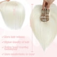 thumbnail image 2 of Hair Toppers EROADE, cabello humano real, 165% de densidad, para mujer, 2 of 6