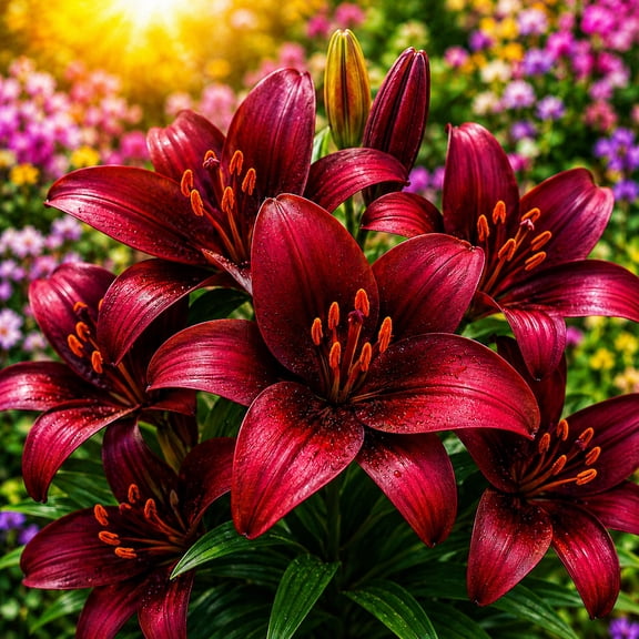 Lily, Low Maintenance - Easy Grow - Ideal for Beds Borders, Plant Pots & Planters