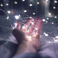 thumbnail image 2 of 4 Pack 19.6ft 60Led Fairy String Lights Battery Operated with Remote Control Timer Waterproof Copper Wire Twinkle Firefly Lights for Bedroom Wedding Christmas Indoor Outdoor Decor (Cool White), 2 of 7