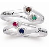 Personalized Sterling Silver Couples' Ring