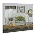 thumbnail image 3 of Stupell Industries Cottage Country Washroom Counter Still Life Bathroom Towel Canvas Art, 20 x 16, by Pam Britton, 3 of 8