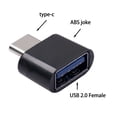 thumbnail image 3 of Convertidor Otg Tipo C 5x Conector OTG Tipo-C Convertidor USB C Macho a USB 2.0 Hembra (Negro) Tmvgtek Para estrenar, 3 of 6