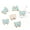 Butterfly, variant on 10Pcs/Lot Cute Cartoon Blue Keychains Ocean Star Pendant Charm Crafts DIY-Flowers