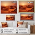 thumbnail image 4 of Designart "Desert White Dunes V" Landscapes Floater Framed Canvas Art Print, 4 of 7
