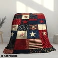 thumbnail image 4 of HELLOYOUNG American Flag Blanket 1pc Ultra-Soft Plush Quilt - Red White Blue Stars & Stripes Patriotic All-Season Throw for Bed Sofa Camping Picnic Indoor Outdoor Home Decor Cozy Durable Easy Care, 4 of 6