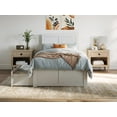 thumbnail image 2 of AFI Canyon White Farmhouse Solid Wood Platform Bed with Footboard & Set of 2 Drawers, Twin, 2 of 13
