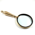 thumbnail image 4 of Maritime Treasures Classic Nautical Designer Gold Magnifying Glasses Handheld Decorative Brass Magnifier Glass Made of Metal and Alloy, 4 of 4