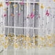 thumbnail image 4 of Panel de cortina de ventana de gasa de tul floral de mariposa (rosa 100X200cm Ndcxsfigh  Nuevos Originales, 4 of 6