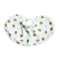 thumbnail image 3 of Bundled Baby's 2-in-1 Muslin Burp Cloth Bibs- Cookies and Milk, 3 of 3