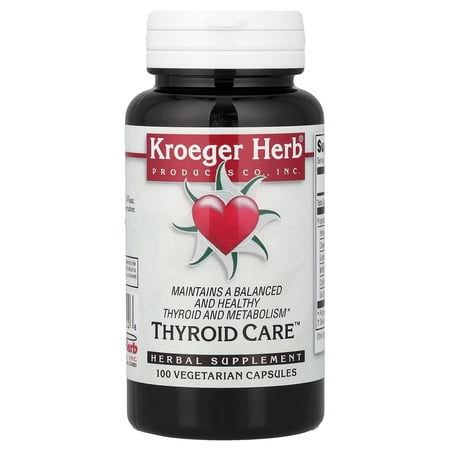 Kroeger Herb Thyroid Care - 100 Capsules