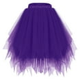 thumbnail image 2 of Womens MiDi Skirt High-Waist Tiered Tulle Skirt Spring Summer Party Skirt, 2 of 3